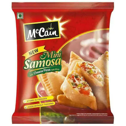 McCain Mini Samosa With Cheese Pizza Style Filling 240 gm-(VS)