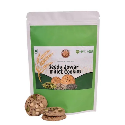 Mushmillet Seedy Jowar Millet Cookies-(VS)