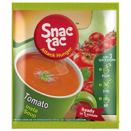 Snac tac Instant Tomato Soup 13 gm-(VS)