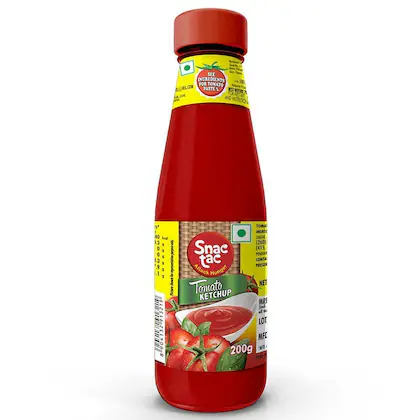 Snac tac Tomato Ketchup 200 gm-(VS)