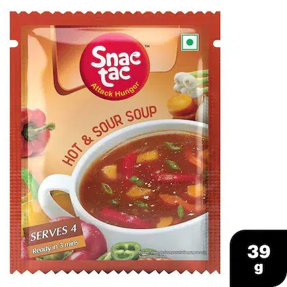 Snac tac Hot & Sour Instant Soup 39 gm-(VS)