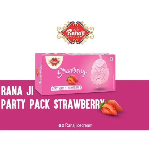 Ranaji Party Pack Brick Strawberry (700ml)