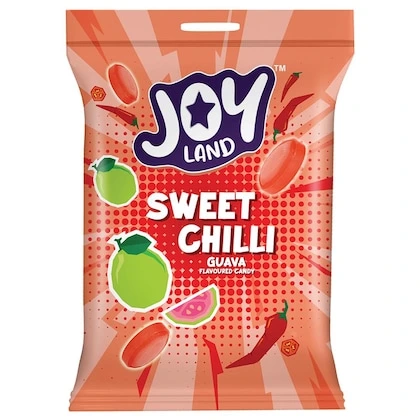 Joyland Sweet Chilli Guava Flavoured Candy 154 g (Pack of 44)-(VS)