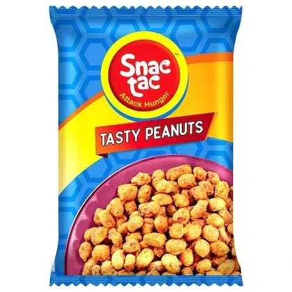 Snactac Tasty Peanuts 150 gm-(VS)