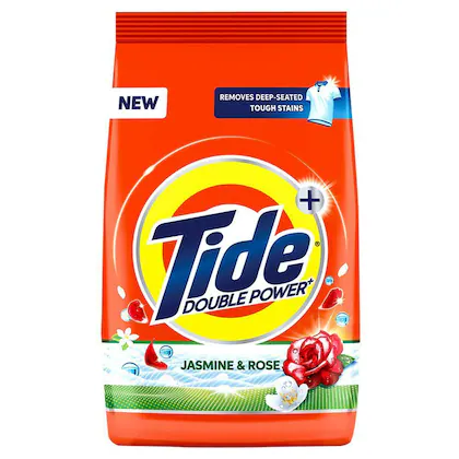 Tide Double Power Jasmine & Rose Detergent Powder 1 kg-(VS)
