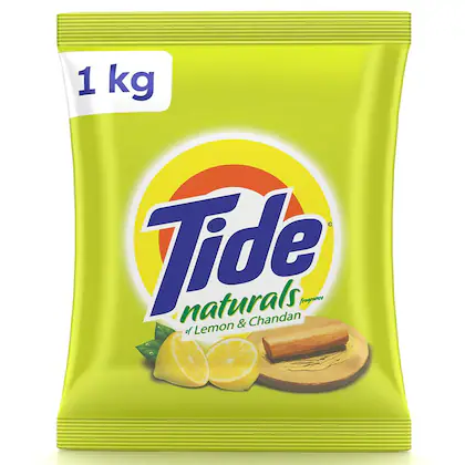 Tide Naturals Lemon & Chandan Detergent Powder 1 kg-(VS)