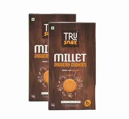 Trusnax Millet Jaggery - (240gms) Pack of Two-(VS)