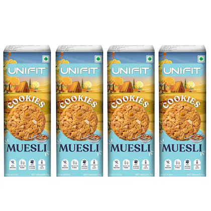 Unifit Muesli Cookies 300gm-(VS)