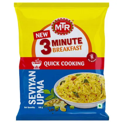 MTR 3 Minute Breakfast Seviyan Upma Mix 160 gm-(VS)