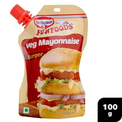 Funfoods Burger Veg Mayonnaise 100 gm-(VS)