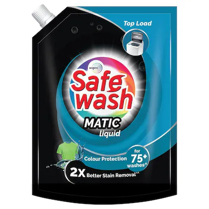 Wipro Safe Wash Top Load Matic Liquid Detergent 2 L-(VS)