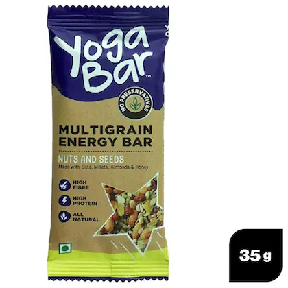 Yogabar Nuts and Seeds Multigrain Energy Bar 35 gm-(VS)