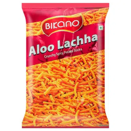 Bikano Aloo Lachha / Crunchy Spicy Potato Sticks 150 gm-(VS)