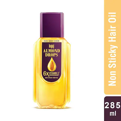 Bajaj Almond Drops Non Sticky Hair Oil 285 ml(VS)