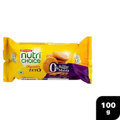 Britannia NutriChoice Digestive Zero Biscuits 100 g(VS)