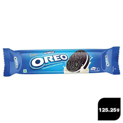 Cadbury Oreo Original Vanilla Cream Biscuit 125.25 g(VS)