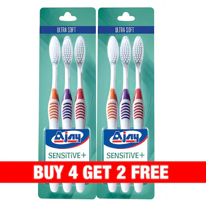 Ajay Sensitive + Pack of 6 pcs (ULTRA SOFT) Buy 4 Get 2 Free-(VS)