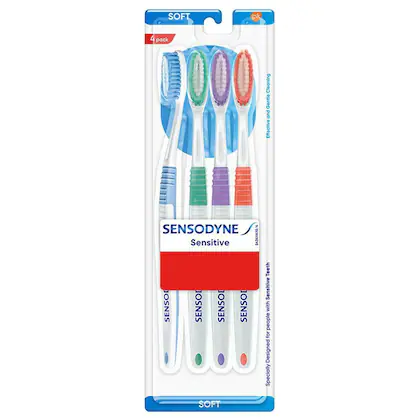 Sensodyne Sensitive (Soft) Toothbrush (Pack of 4)-(VS)