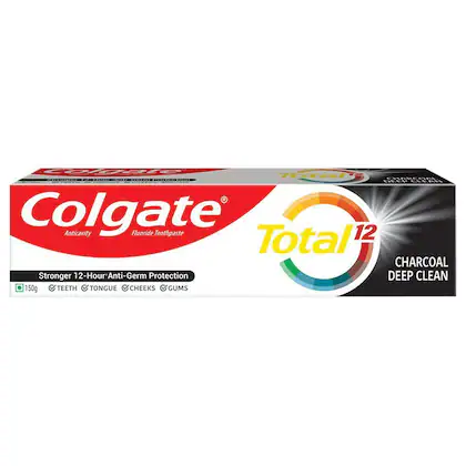 Colgate Total Charcoal Deep Clean Toothpaste 150 gm-(VS)