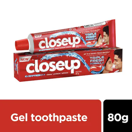 Closeup Everfresh+ Red Hot Triple Fresh Formula Toothpaste 80 gm-(VS)