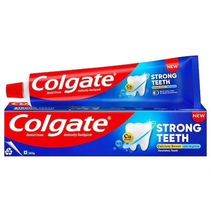 Colgate Strong Teeth Dental Cream Toothpaste 200 gm-(VS)