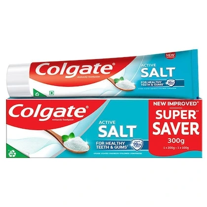 Colgate Active Salt Toothpaste (200+ 100) gm-(VS)