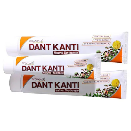 Patanjali Dant Kanti Natural Toothpaste (200+ 200+ 100) gm-(VS)