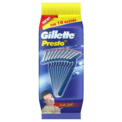 Gillette Presto Disposable Razor 10 pcs-(VS)