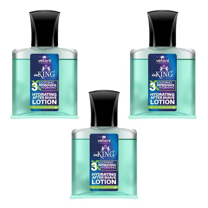 Vetoni Ice King Hydrating After Shave Lotion for Men Pack of 3-(VS)