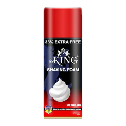 VETONI SHAVING FOAM REGULAR(Red) SKIN TYPE FOR MEN(Pack of 1)400ml each|400ml|-(VS)