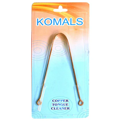 Komals Copper Tongue Cleaner-(VS)
