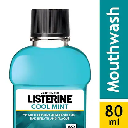 Listerine Cool Mint Mouthwash 80 ml-(VS)