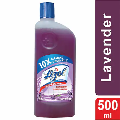Lizol Lavender Disinfectant Surface Cleaner 500 ml-(VS)
