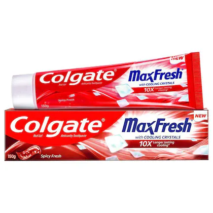 Colgate Max Fresh Spicy Fresh Red Gel Anticavity Toothpaste 150 gm-(VS)
