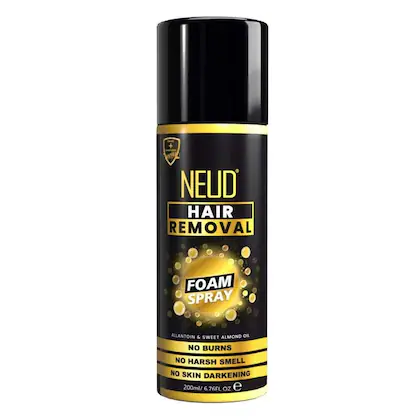 NEUD Hair Removal Foam Spray with No Burns, Harsh Smell or Skin Darkening - 1 Pack (200 ml)-(VS)