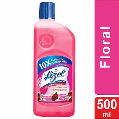 Lizol Floral Disinfectant Surface Cleaner 500 ml-(VS)