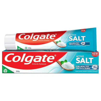 Colgate Active Salt Toothpaste 200 gm-(VS)