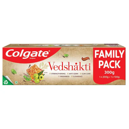 Colgate Swarna Vedshakti Toothpaste 300 gm-(VS)