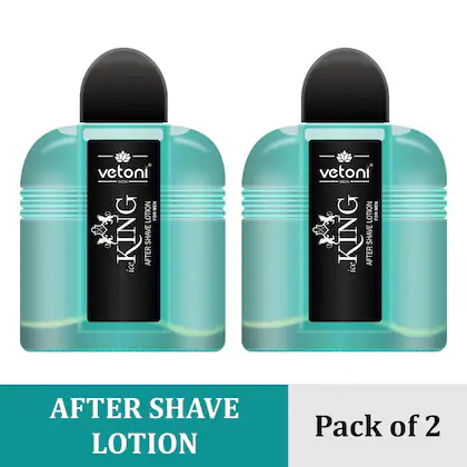 Vetoni Ice King No. 1 After Shaving Lotion Blue (pack of 2)200ml-(VS)