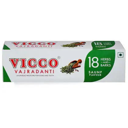 Vicco Vajradanti Saunf Flavor Toothpaste 160 gm-(VS)