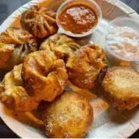 Fry Veg Momos (Full Plate) (8Pcs)(Pizza Gril)