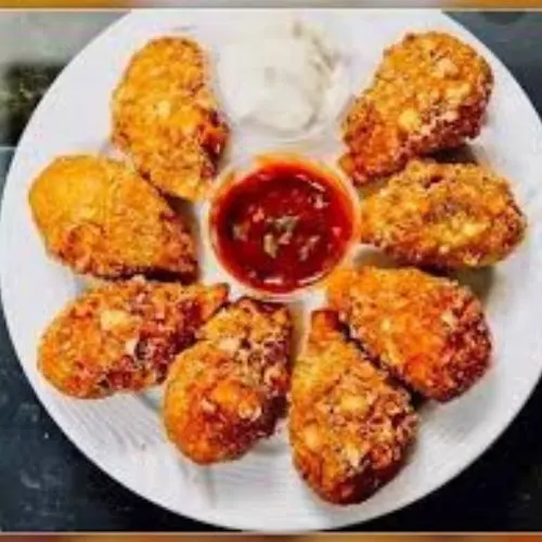 KFC Style Veg Momos (Galaxy Ice Cream Parlour)