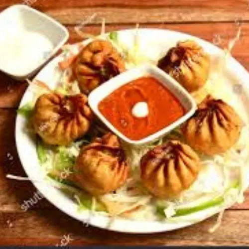 Fried Veg Momos (Galaxy Ice Cream Parlour)